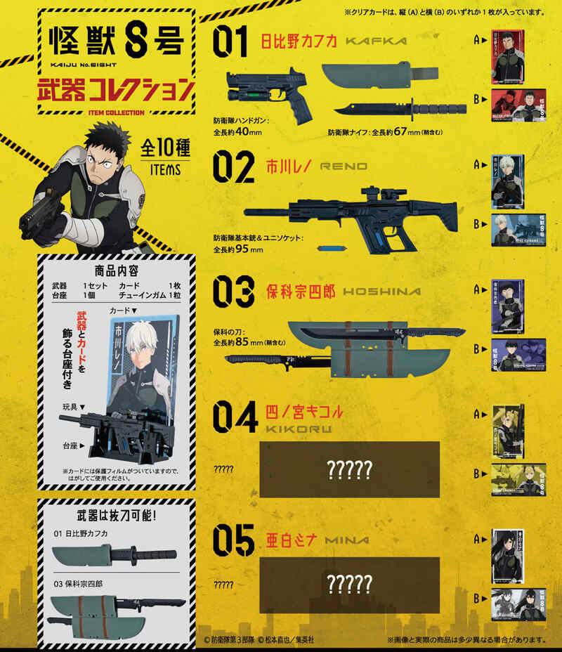 (PO) Kaiju No. 8 Weapon Collection [BOX] Image_14