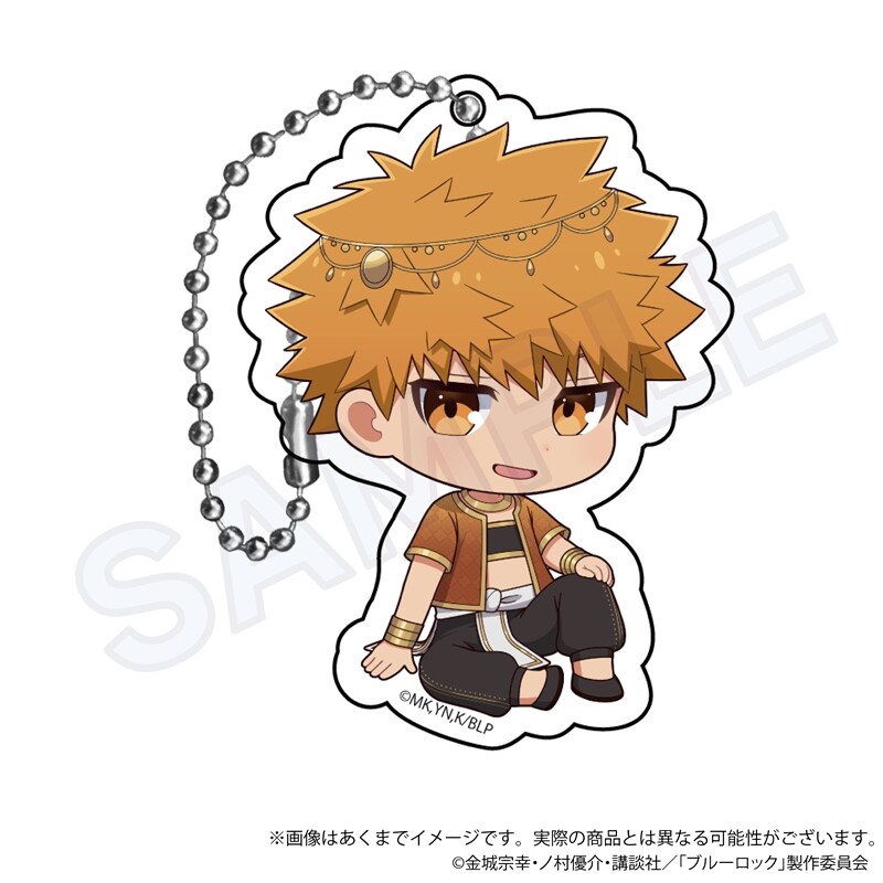 (PO) Blue Lock Trading Mini Character Acrylic Key Chain Arabian Ver. [BOX] Image_4
