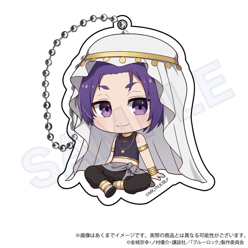(PO) Blue Lock Trading Mini Character Acrylic Key Chain Arabian Ver. [BOX] Image_7