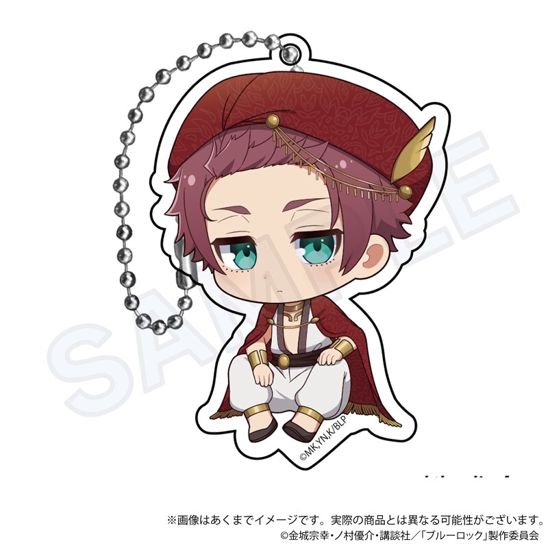 (PO) Blue Lock Trading Mini Character Acrylic Key Chain Arabian Ver. [BOX] Image_9