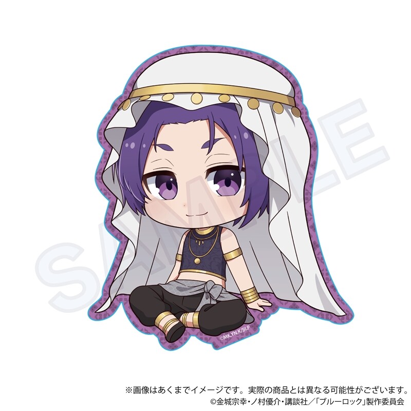 (PO) Blue Lock Mini Character Sticker Arabian Ver. Mikage Reo Image_1