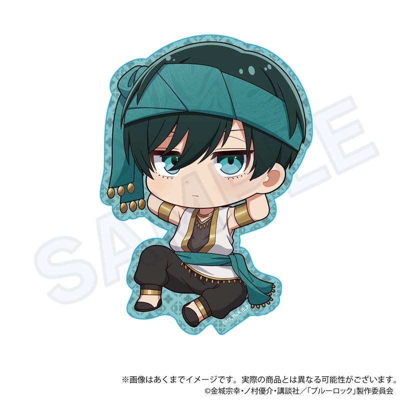 (PO) Blue Lock Mini Character Sticker Arabian Ver. Itoshi Rin Image_1