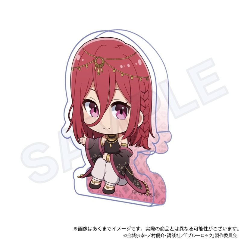 (PO) Blue Lock Mini Character Acrylic Block Arabian Ver. Chigiri Hyoma Image_1