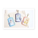 (PO) Peko-chan Photo Frame Key Chain Blue x Green Image_3