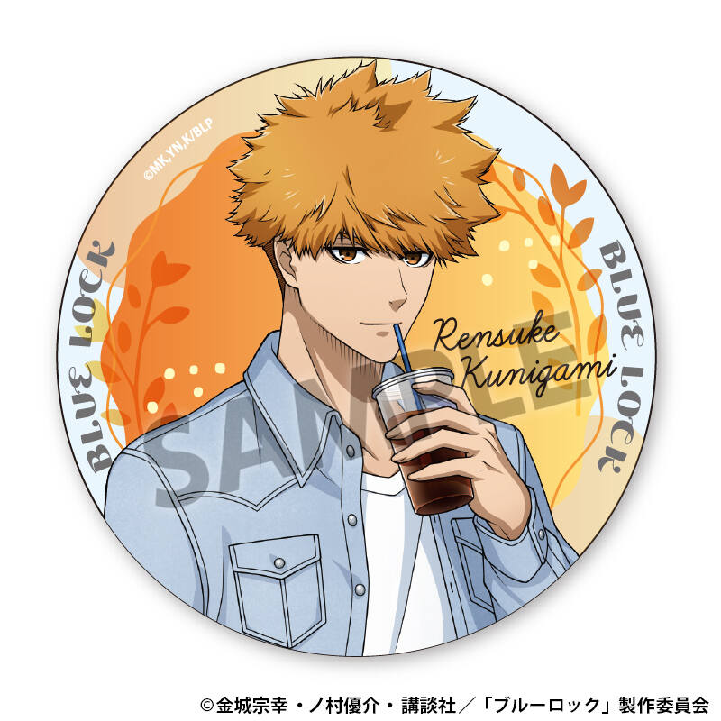 (PO) Blue Lock Original Illustration Acrylic Coaster Kunigami Rensuke Daily Life Ver. Image_1