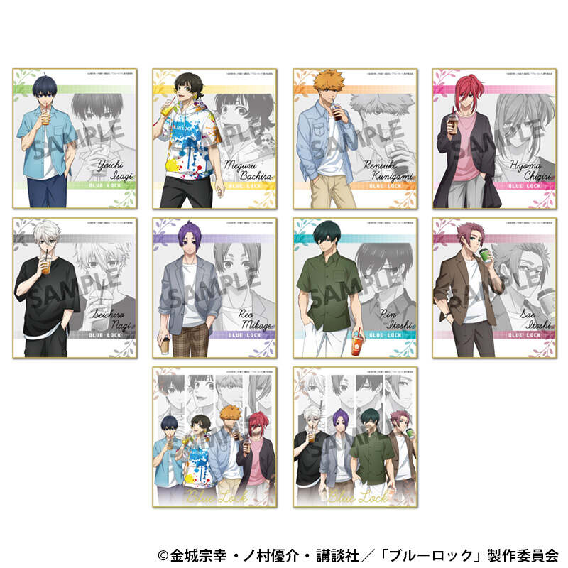 (PO) Blue Lock Original Illustration Trading Mini Shikishi Daily Life Ver. [BOX] Image_1