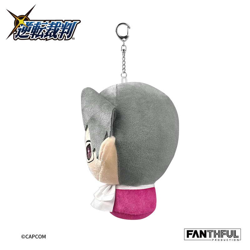 (PO) Ace Attorney 5 & 6 Series Plush Keychain Mitsurugi Reiji Image_3