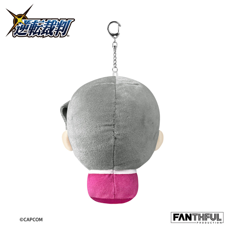 (PO) Ace Attorney 5 & 6 Series Plush Keychain Mitsurugi Reiji Image_4