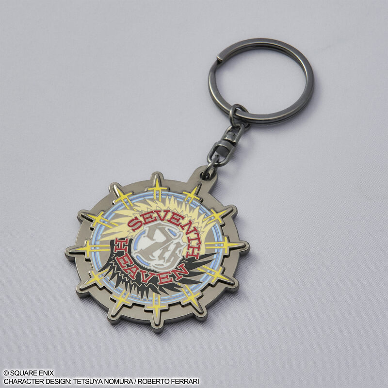 (PO) Final Fantasy VII Rebirth Metal Key Chain Seventh Heaven Image_2
