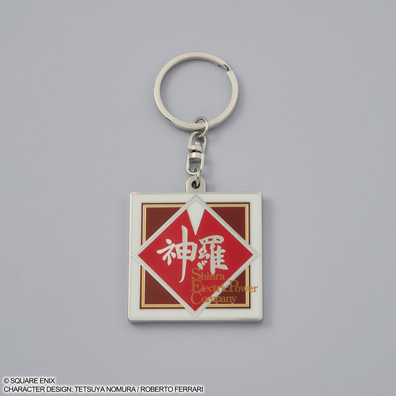(PO) Final Fantasy VII Rebirth Metal Key Chain Shinra Electric Power Company Image_1
