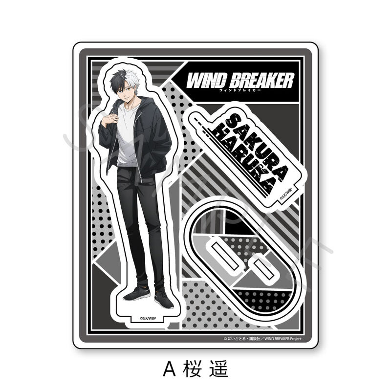 (PO) Wind Breaker Acrylic Stand A Sakura Haruka Image_1