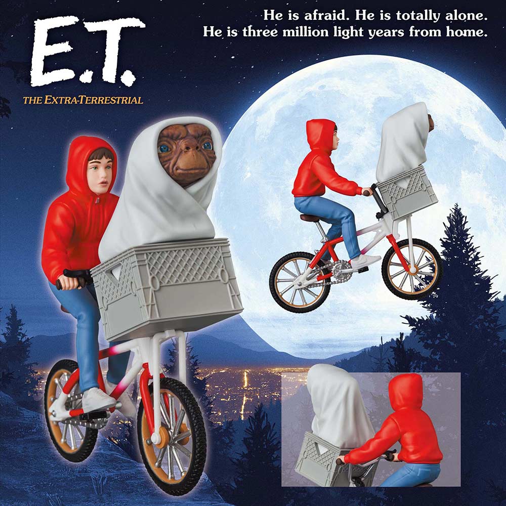 (PO) UDF E.T. the Extra-Terrestrial - E.T. & Elliott w/ Bicycle Image_1