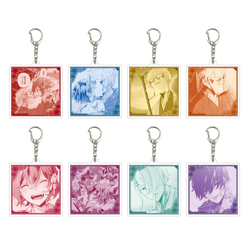 (PO) Acrylic Key Chain Minikui Yukakunoko 01 Scenes Illustration [BOX] Image_1