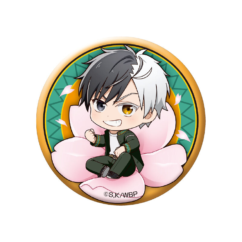 (PO) Wind Breaker Petite Fleur Trading Metallic Can Badge [BOX] Image_2