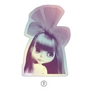 (PO) Blythe Sticker Mustard Tulle (Monochrome) Image_1