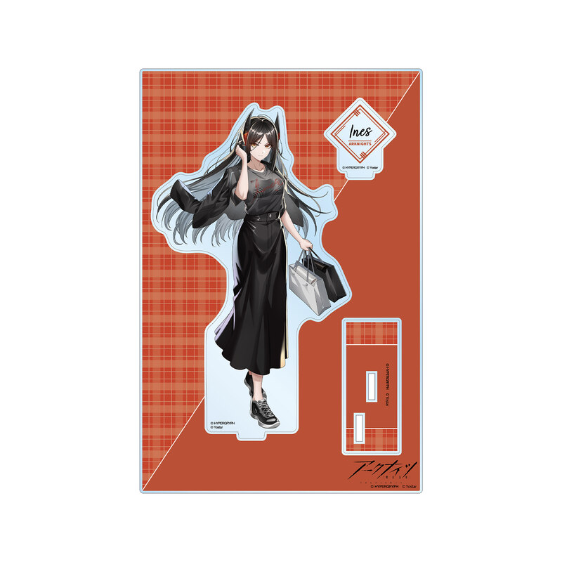 (PO) Arknights Original Illustration Ines Shopping Ver. Big Acrylic Stand with Parts Image_1