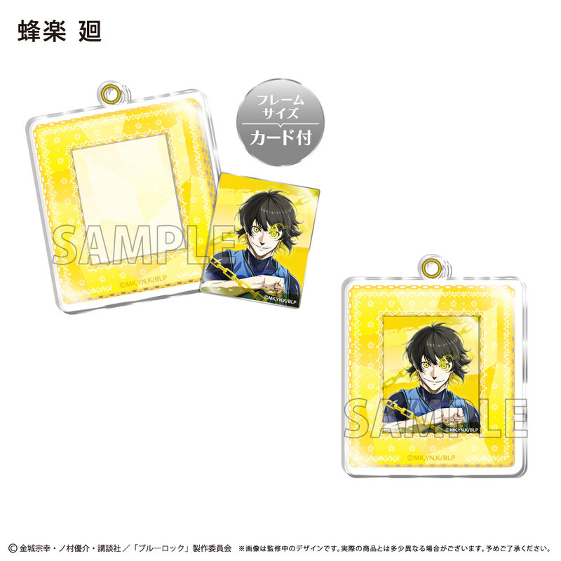 (PO) Blue Lock -Episode Nagi- The Movie Mini Photo Frame Acrylic Key Chain Bachira Meguru Image_1