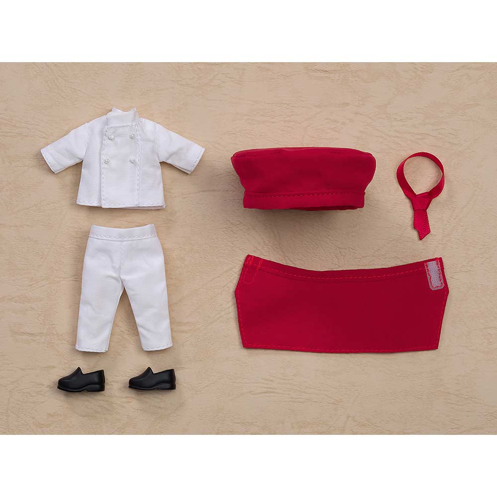 (PO) Nendoroid Doll Work Outfit set: Pastry Chef (Red) Image_3