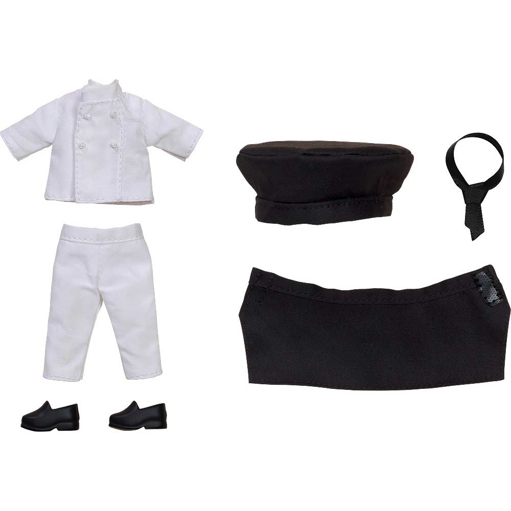(PO) Nendoroid Doll Work Outfit set: Pastry Chef (Black) Image_2