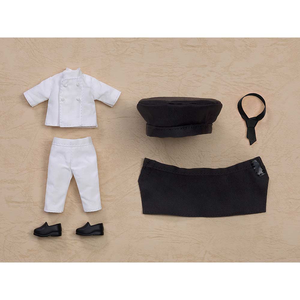 (PO) Nendoroid Doll Work Outfit set: Pastry Chef (Black) Image_3