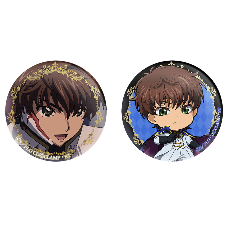 (PO) Code Geass Lelouch of the Rebellion Suzaku Can Badge Set Image_1