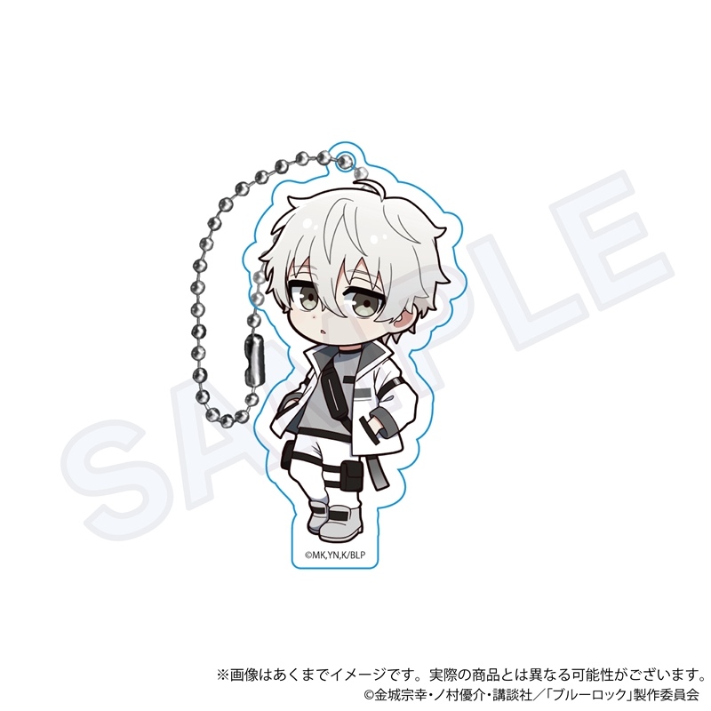 (PO) Blue Lock Trading Mini Character Acrylic Key Chain Tactical Ver. [BOX] Image_6