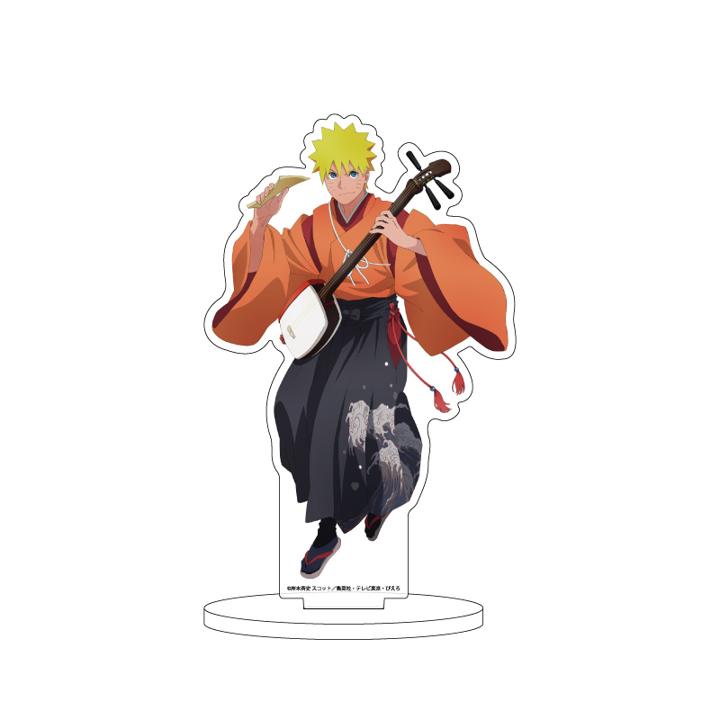 (PO) Acrylic Stand NARUTO & BORUTO 65 Uzumaki Naruto Traditional Japanese Musical Instruments Ver. (Original Illustration) Image_1