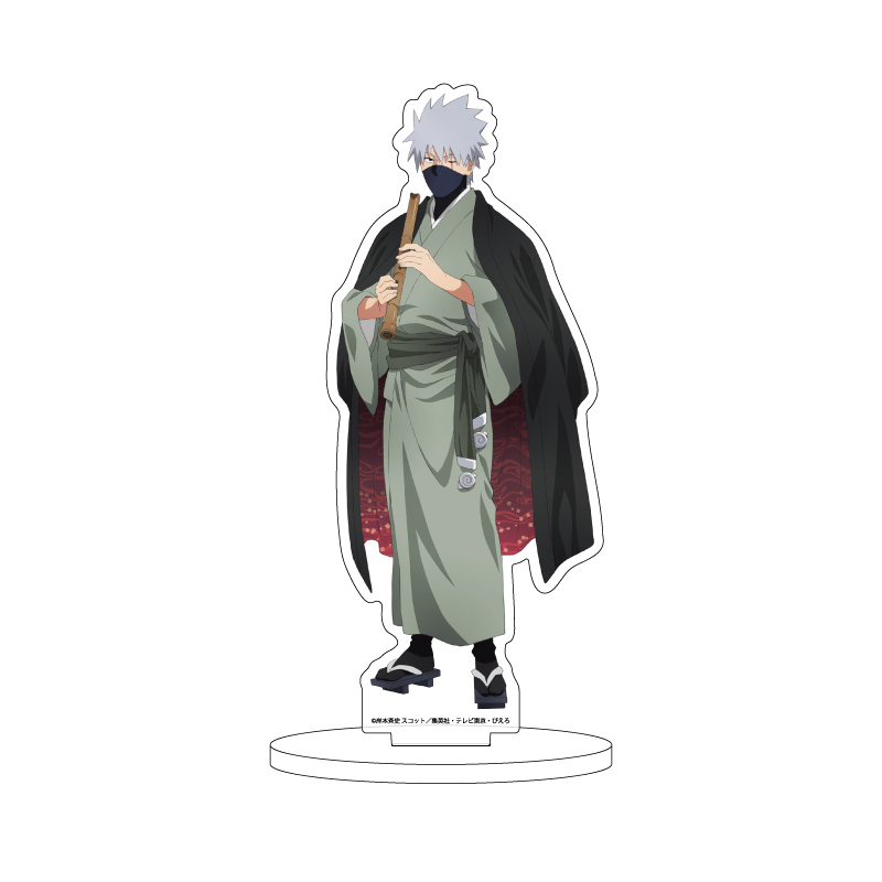 (PO) Acrylic Stand NARUTO & BORUTO 68 Hatake Kakashi Traditional Japanese Musical Instruments Ver. (Original Illustration) Image_1