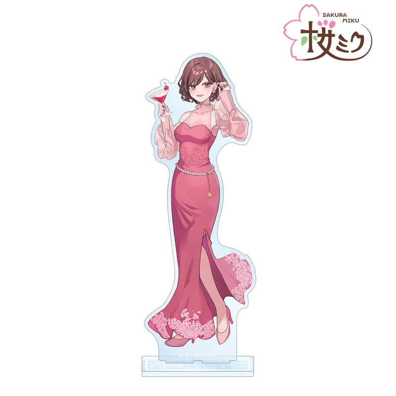 (PO) Sakura Miku Original Illustration MEIKO Cherry Blossom Party Ver. Art by Shugao Big Acrylic Stand Image_2