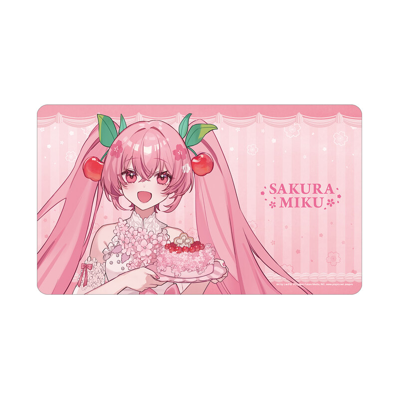 (PO) Sakura Miku Original Illustration Sakura Miku Cherry Blossom Party Ver. Art by Shugao Multi Desk Mat Image_1
