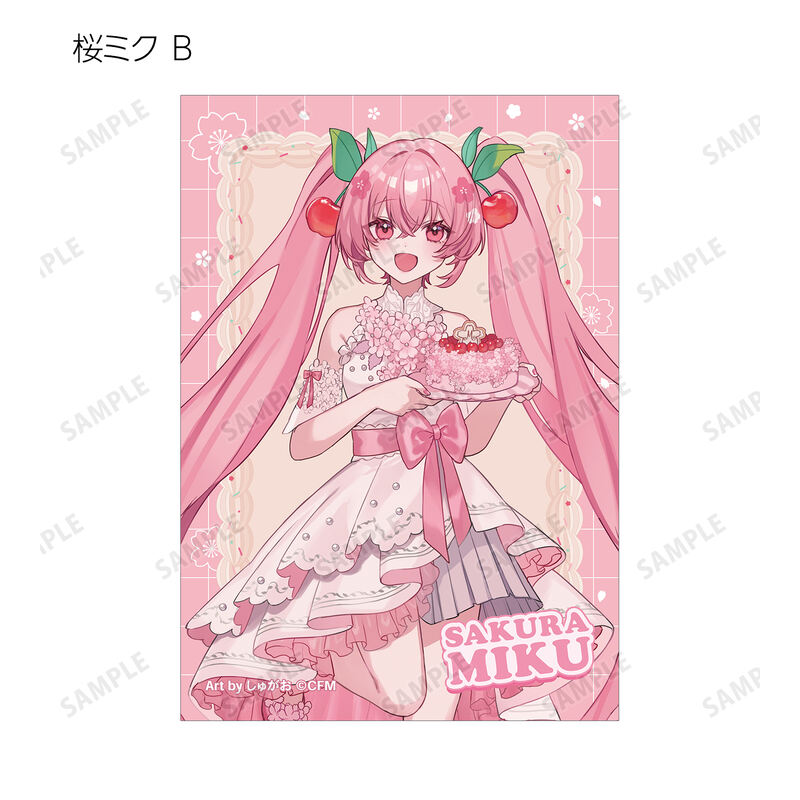 (PO) Sakura Miku Original Illustration Cherry Blossom Party Ver. Art by Shugao Trading Bromide [BOX] Image_9
