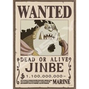 (PO) One Piece Jigsaw Puzzle 208 Piece 208-143 Helmsman Jinbe of the Strait Image_1