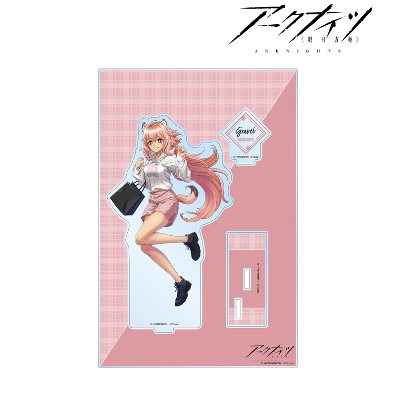 (PO) Arknights Original Illustration Gravel Shopping Ver. Big Acrylic Stand with Parts Image_2