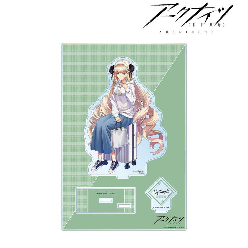 (PO) Arknights Original Illustration Nightingale Shopping Ver. Big Acrylic Stand with Parts Image_2