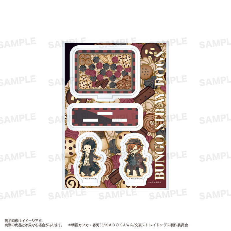 (PO) Bungo Stray Dogs Mini Acrylic Diorama whim-patisserie Akutagawa Ryunosuke & Nakahara Chuya Image_1