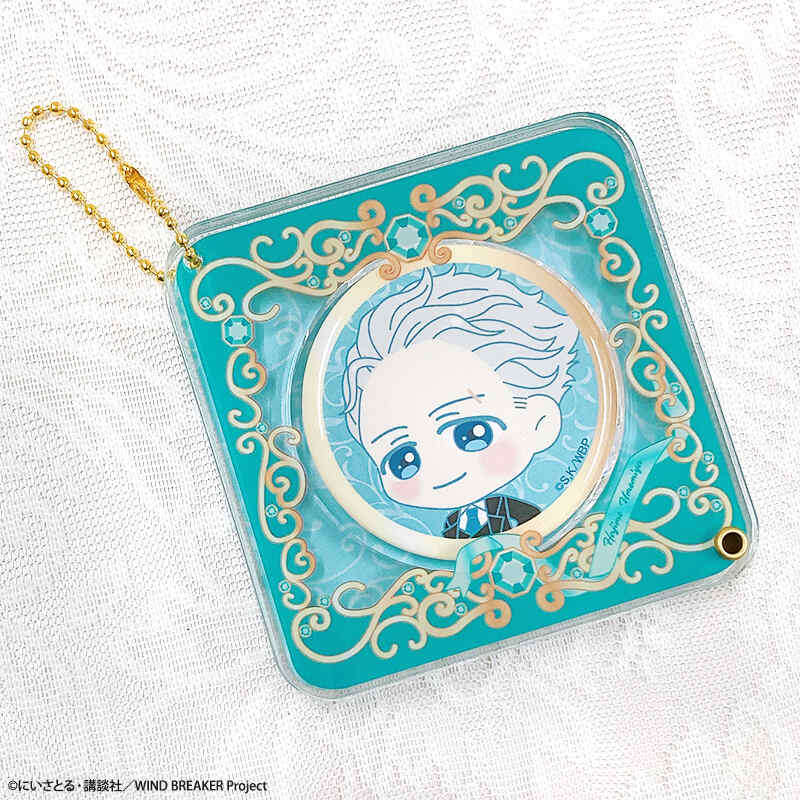 (PO) Wind Breaker Acrylic Frame & Can Badge Set Umemiya Hajime Image_1