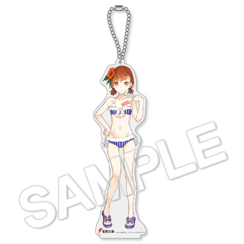(PO) Dengeki Bunko Swimwear Acrylic Mascot A Certain Magical Index: New Testament Original 20th Anniversary Reprint Edition Image_1