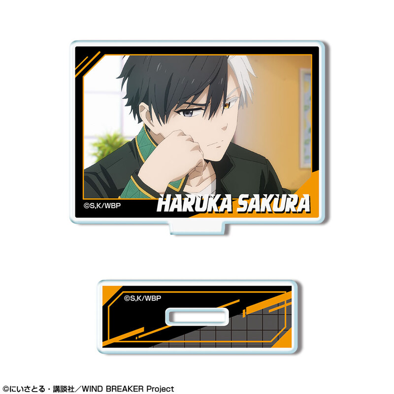 (PO) Wind Breaker Mini Acrylic Stand Design 03 Sakura Haruka C Image_2