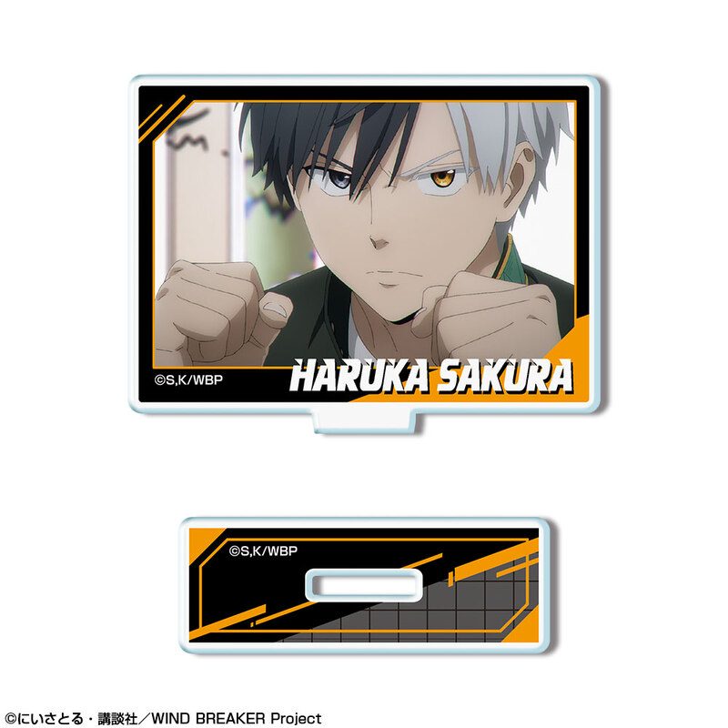 (PO) Wind Breaker Mini Acrylic Stand Design 04 Sakura Haruka D Image_2