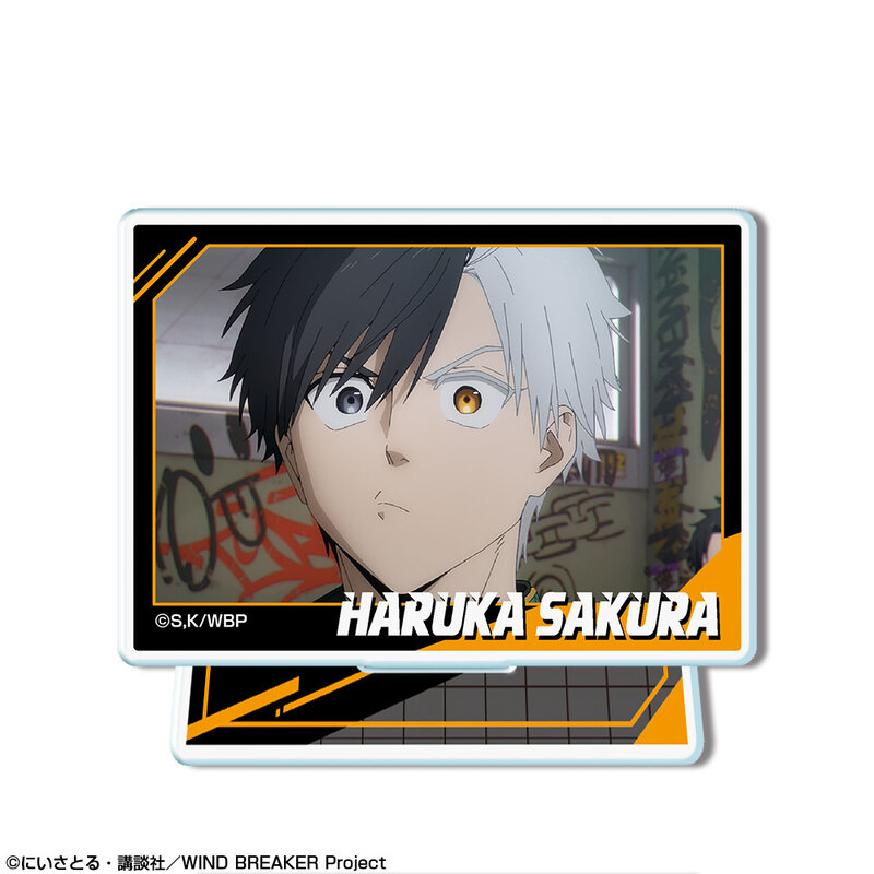(PO) Wind Breaker Mini Acrylic Stand Design 05 Sakura Haruka E Image_1