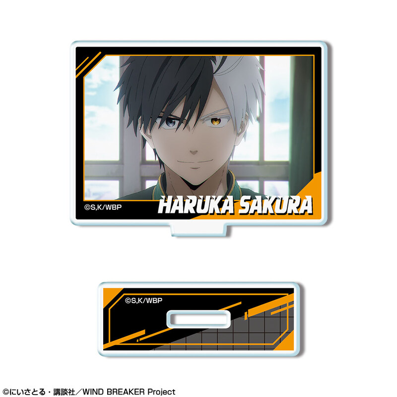 (PO) Wind Breaker Mini Acrylic Stand Design 08 Sakura Haruka H Image_2