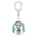 (PO) Hatsune Miku Mini Acrylic Key Chain Green Image_1