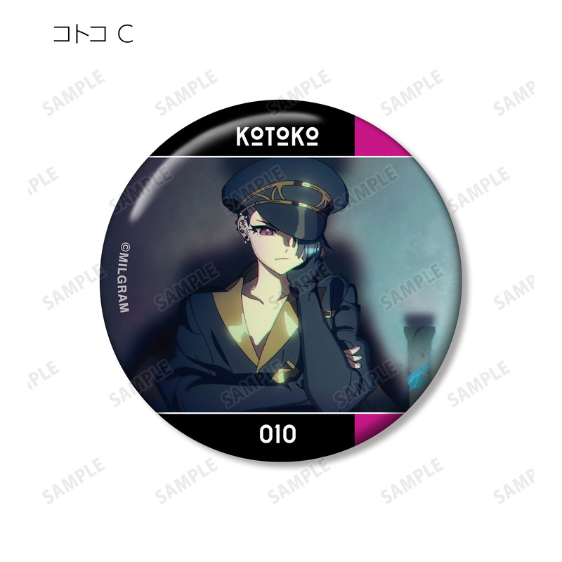 (PO) Milgram Trading Music Video Can Badge Kotoko Deep Cover [BOX] Image_5