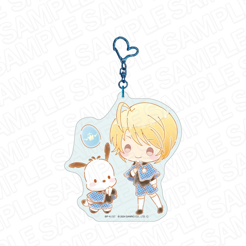 (PO) Shugo Chara! x Sanrio Characters Deka Key Chain Hotori Tadase x Pochacco Image_1