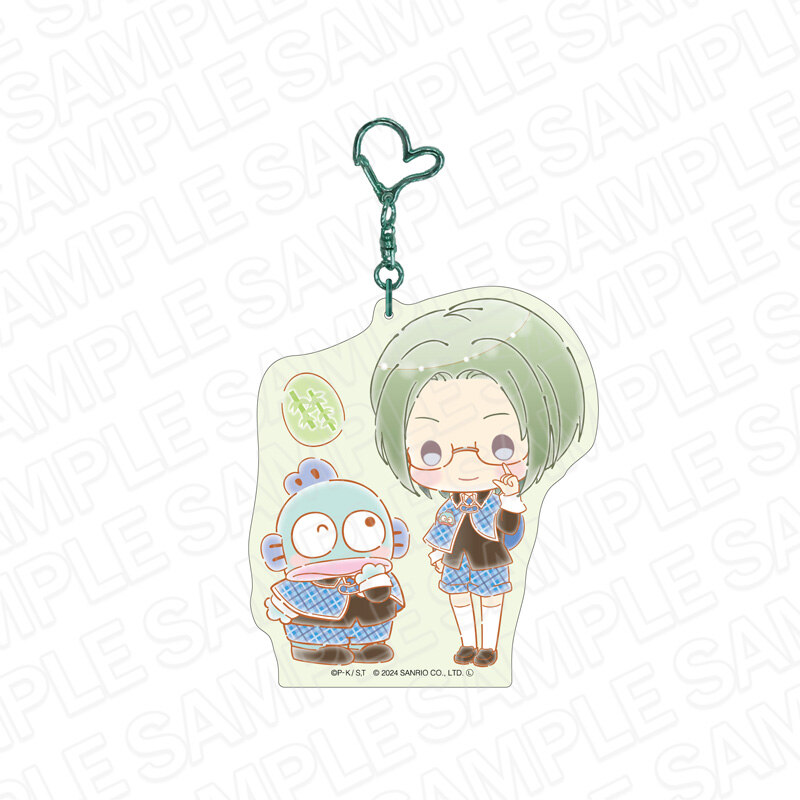 (PO) Shugo Chara! x Sanrio Characters Deka Key Chain Sanjo Kairi x Hangyodon Image_1