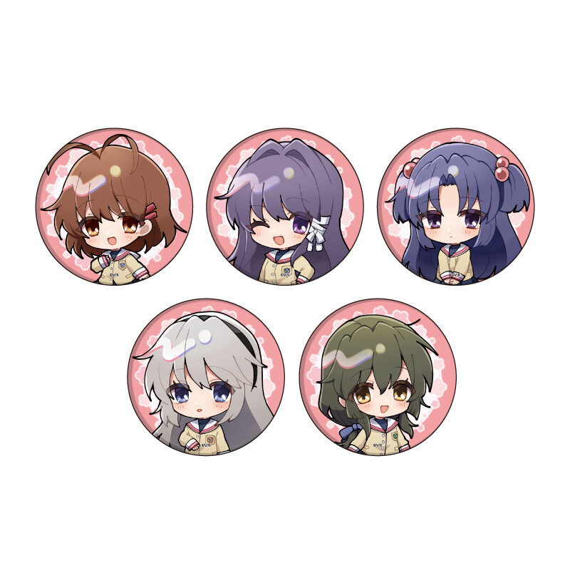 (PO) Can Badge CLANNAD 01 Mini Character Illustration [BOX] Image_1