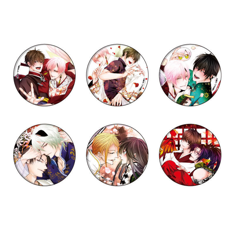 (PO) Can Badge Fudanshi Shokan -Isekai de Shinju ni Hameraremashita- 01 Official Illustration [BOX] Image_1