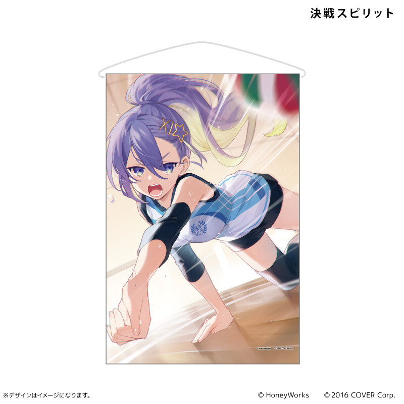 (PO) hololive x HoneyWorks B2 Tapestry Kessen Spiritto Image_1