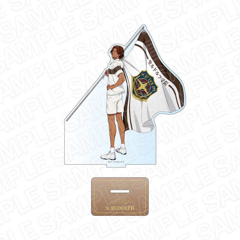 (PO) New The Prince of Tennis Acrylic Figure Akazawa Yoshiroh Flag Ver. Image_1