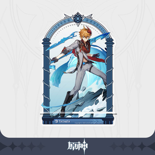 Genshin Impact Farewell of Snezhnaya Chara Acrylic Smartphone Stand - Childe Image_1